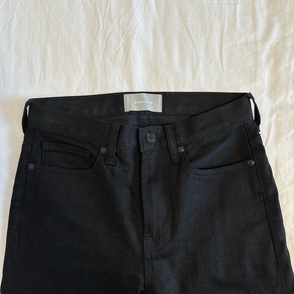 Everlane Black Straight Jeans